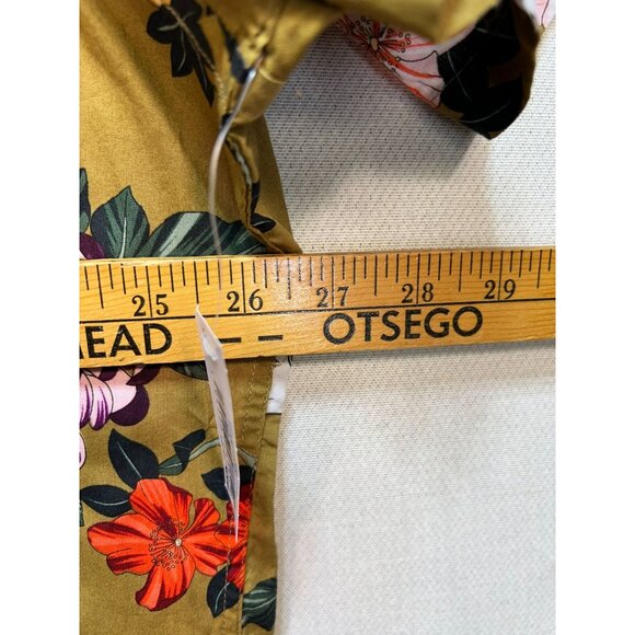 Goodthreads Men's Casual Button Up Poplin Shirt Short Sleeve Sz XXL Multi Floral - Picture 12 of 14